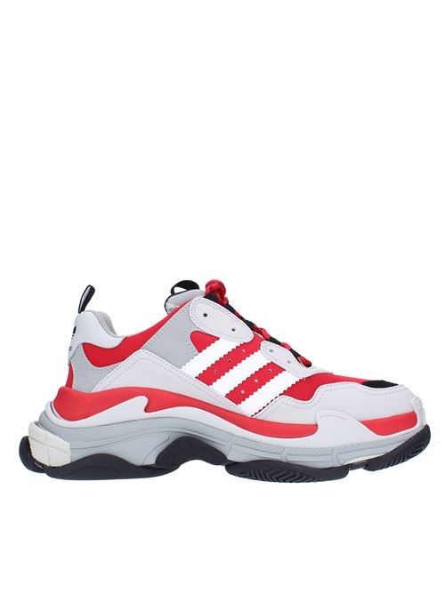 BALENCIAGA X ADIDAS TRIPLE S trainers in red, black and grey double foam and mesh BALENCIAGA X ADIDAS | 712821W2ZB4GRIGIO-ROSSO